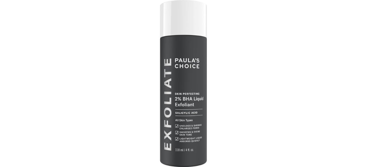 Paula's Choice Skin Perfecting Exfoliate on white back