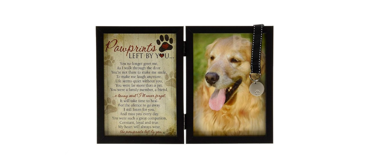 Paw prints Left by You Pet Memorial Frame Paw prints Left by You Pet Memorial Frame