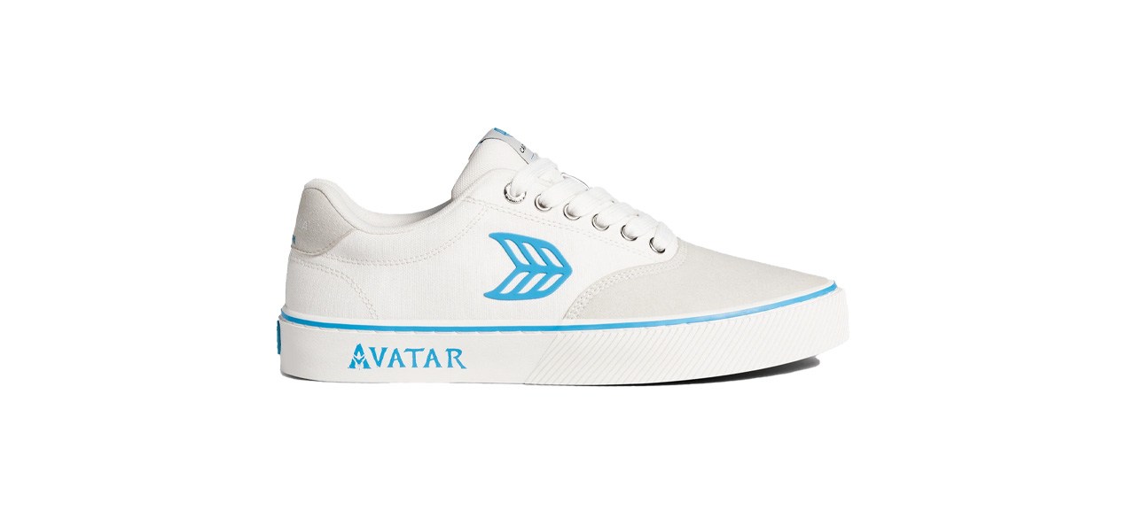 Avatar Off-White-Blue Sneakers on white background