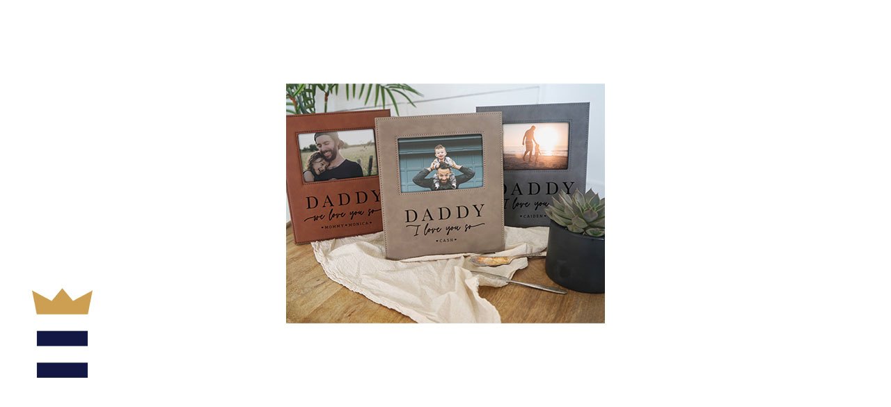 Personalized I Love You Dad Frame