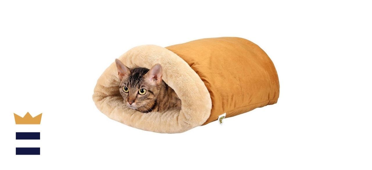 Pet Magasin Self Warming Cat Cave Bed with 4-Way Cat Hideaways