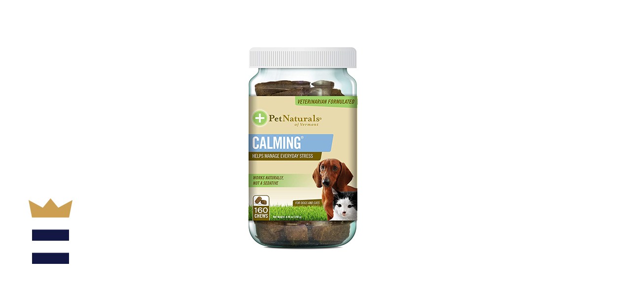 Pet Naturals of Vermont Calming Behavioral Support Supplement for Dogs and Cats