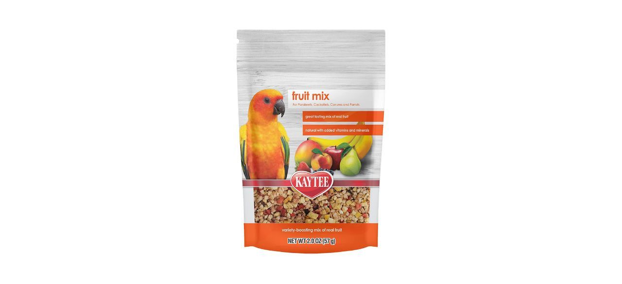 Kaytee Pet Bird Fruit Mix for Pet Parakeets, Cockatiels, Conures and Parrots