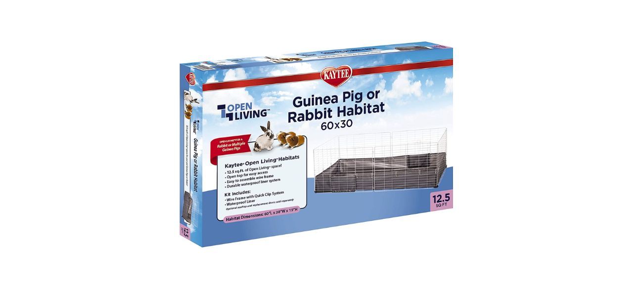 Kaytee Open Living Pet Guinea Pig or Rabbit Habitat