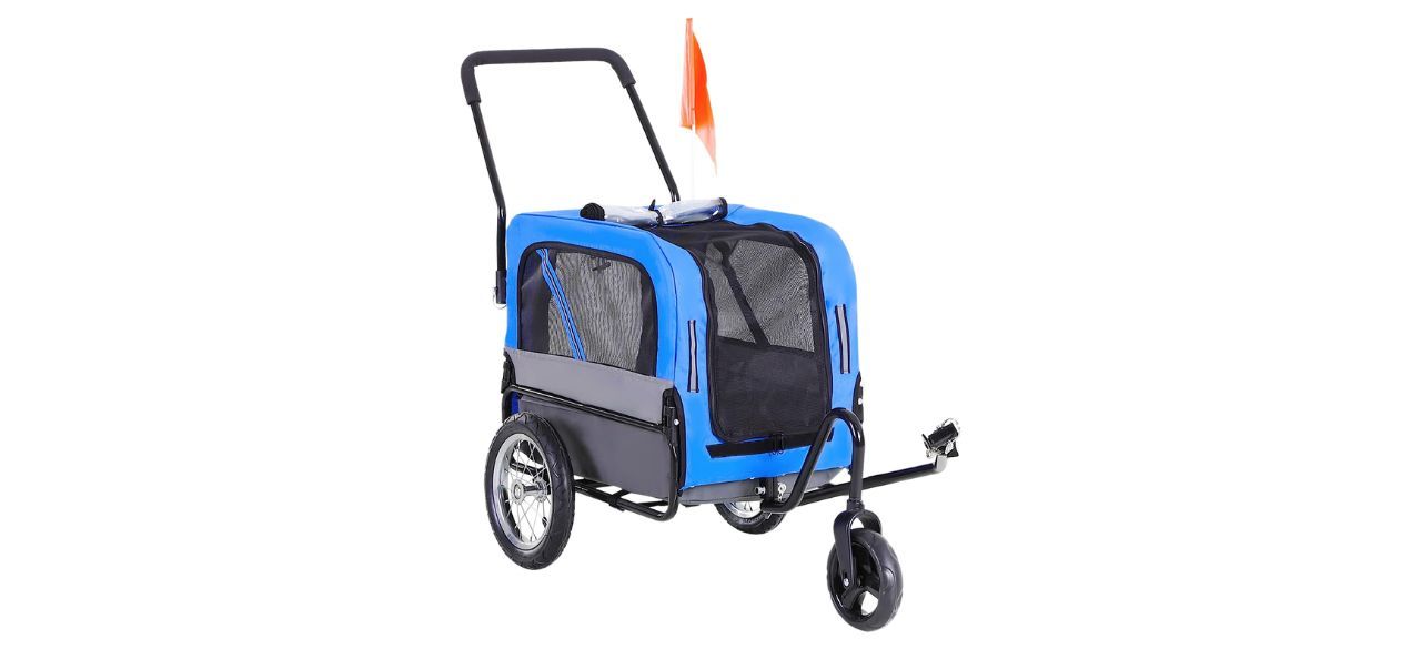 Aosom Elite Jr. Dog Bicycle Trailer