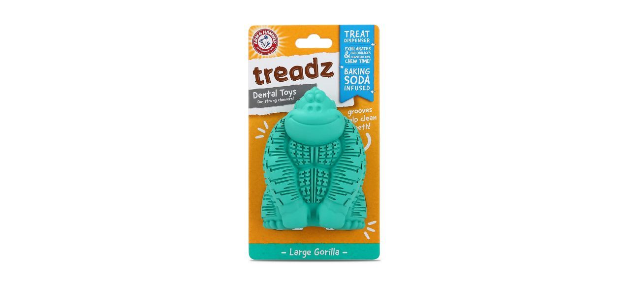 Arm & Hammer for Pets Super Treadz Gorilla Dental Chew Toy