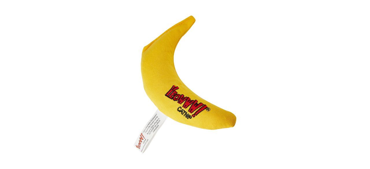 Yeowww Yellow Banana Catnip Toy