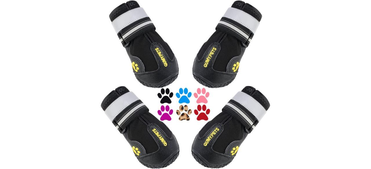 best QUMY Waterproof Dog Boots