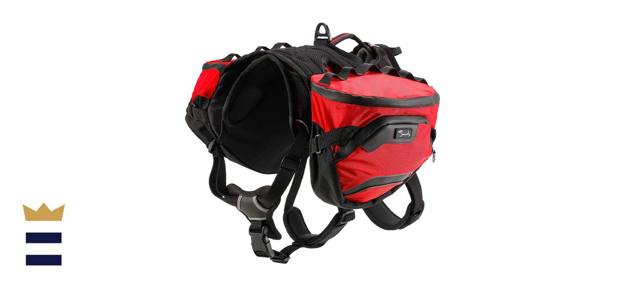 Pettom Dog Hiking Harness Backpack