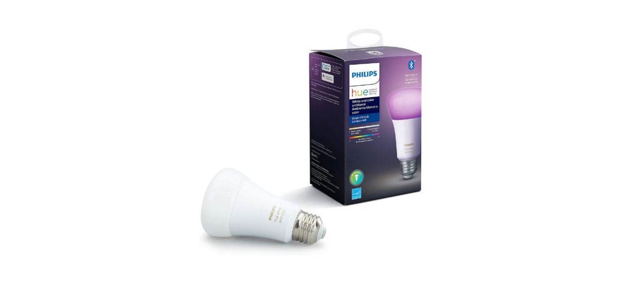 Philips Hue White And Color Ambiance A19 LED Smart Bulb