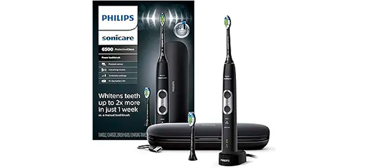 PHILIPS Sonicare ProtectiveClean 6500 Rechargeable Electric Power Toothbrush