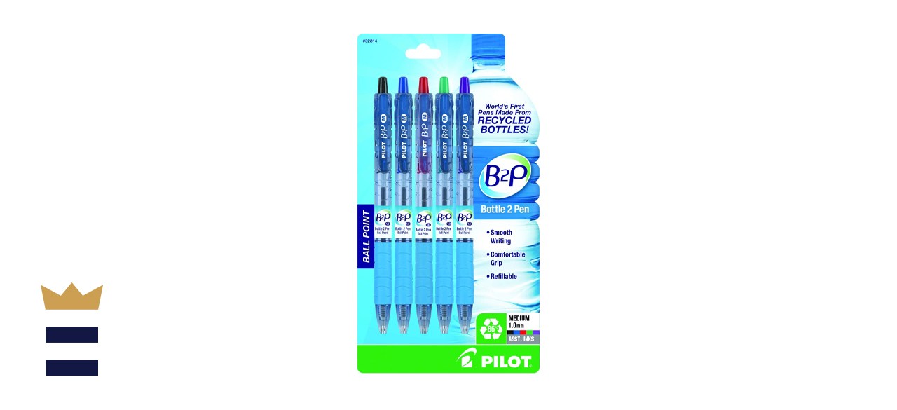 PILOT B2P Bottle to Pen Refillable Ballpoint Pens