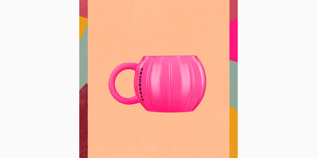 Pink Pumpkin Mug 