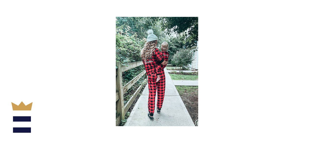 Plaid Personalized Family Pajamas Plaid Personalized Family Pajamas