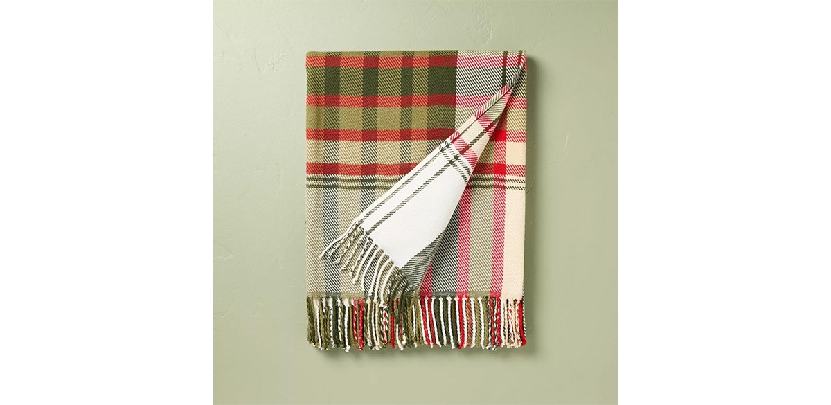 Christmas Plaid Woven Throw Blanket - Hearth & Hand™ with Magnolia