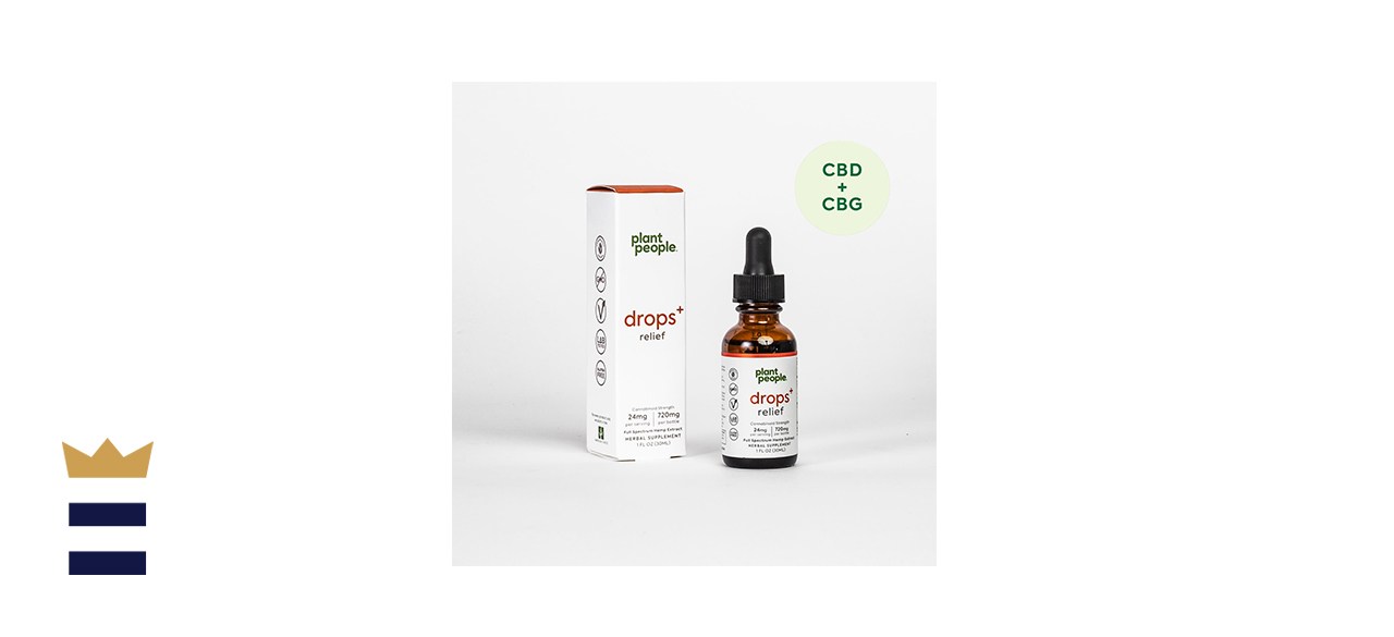 Plant People Drops+ Relief CBD Oil 