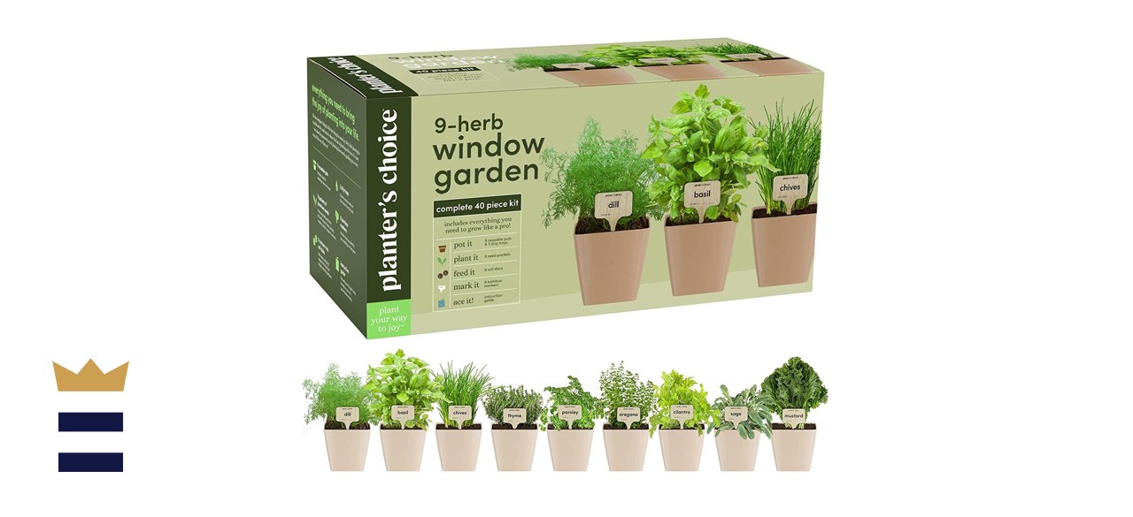 Planter’s Choice Nine Herb Window Garden