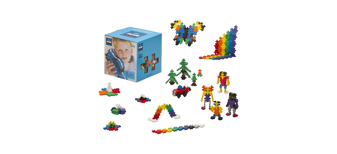 Plus-Plus 1,200 Piece Open Play Set and STEM Construction Toy