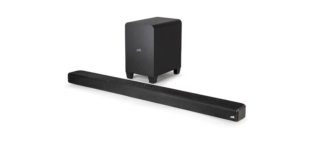 Polk Audio Signa S4 Ultra-Slim Sound Bar For TV With Wireless Subwoofer