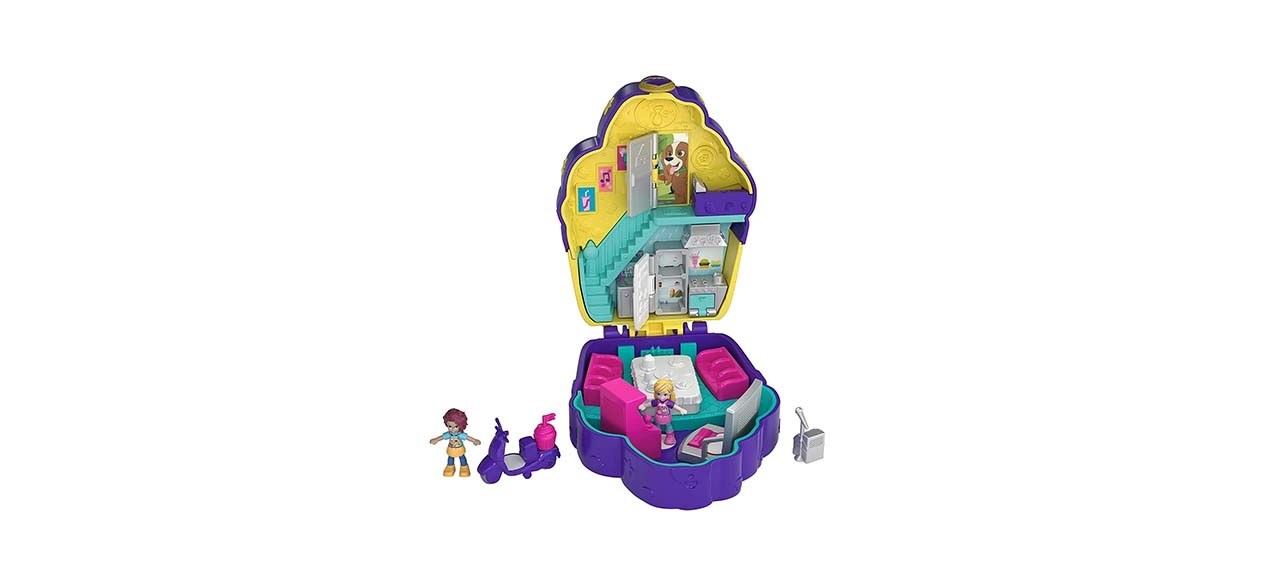 Polly Pocket Pocket World Cupcake Compact on white background