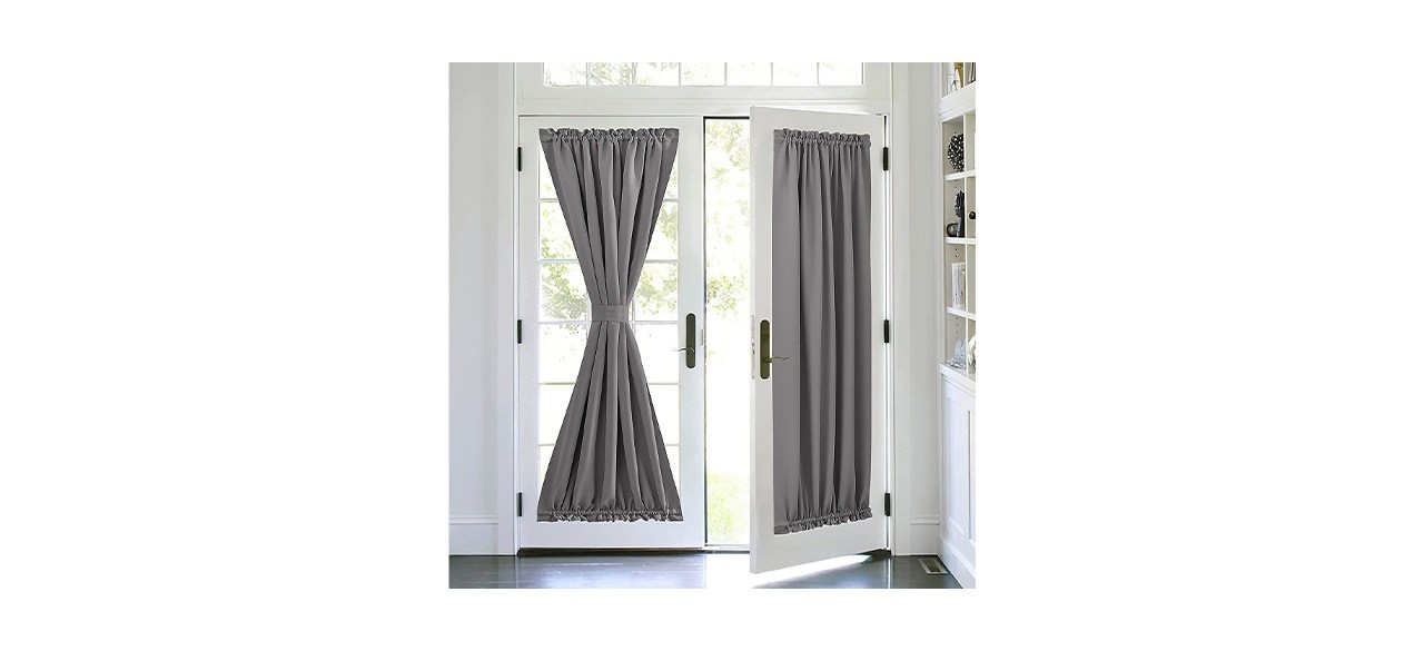 Pony Dance Gray Door Curtain