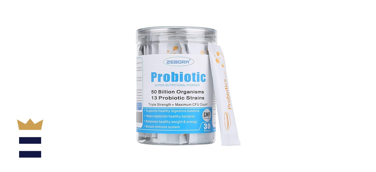 Zebora Prebiotics and Probiotics Powder for Digestive and Immune Health 