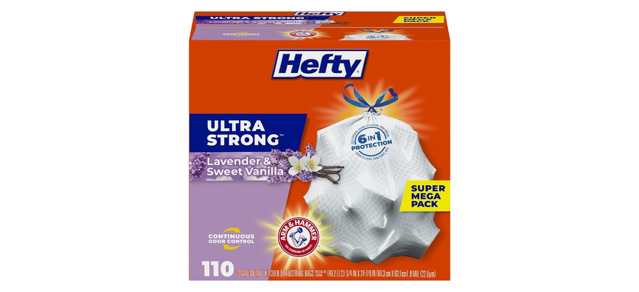 Hefty Ultra Strong Tall Kitchen Trash Bags, 110 Count