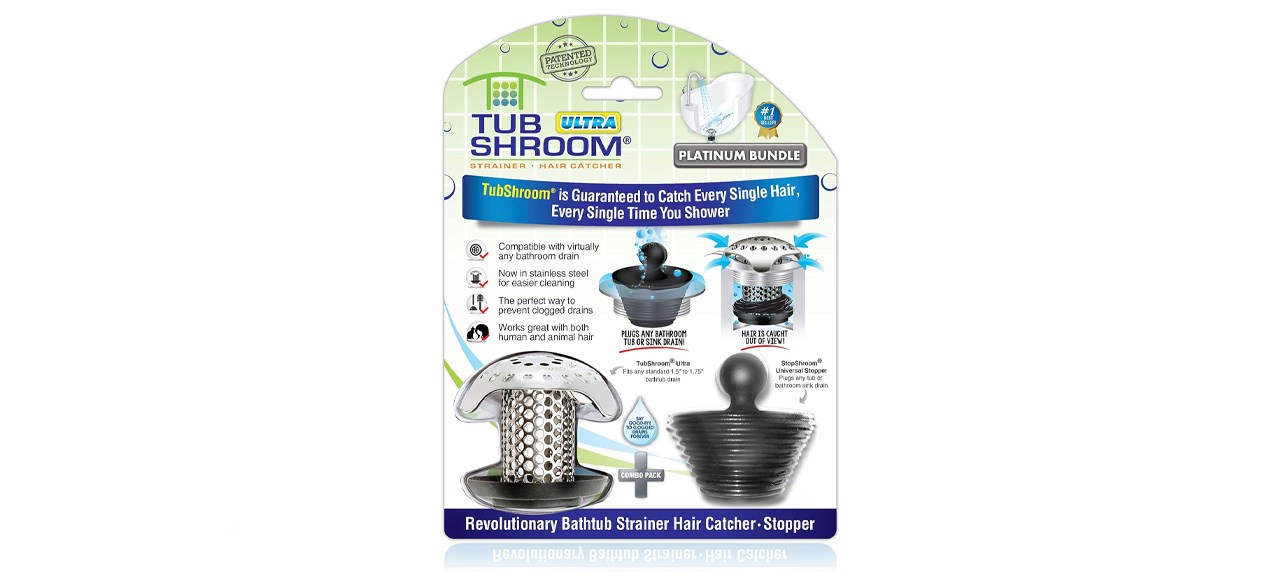 TubShroom Ultra Revolutionary Bathtub Drain Protector