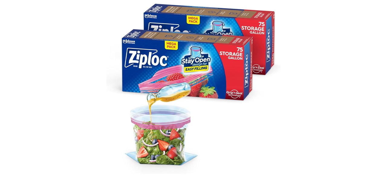 Ziploc Gallon Food Storage Bags 150-Count