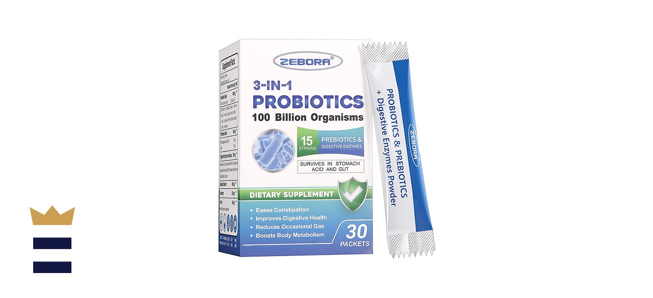 Zebora Probiotics for Women 100 Billion CFU with Prebiotics and Enzymes