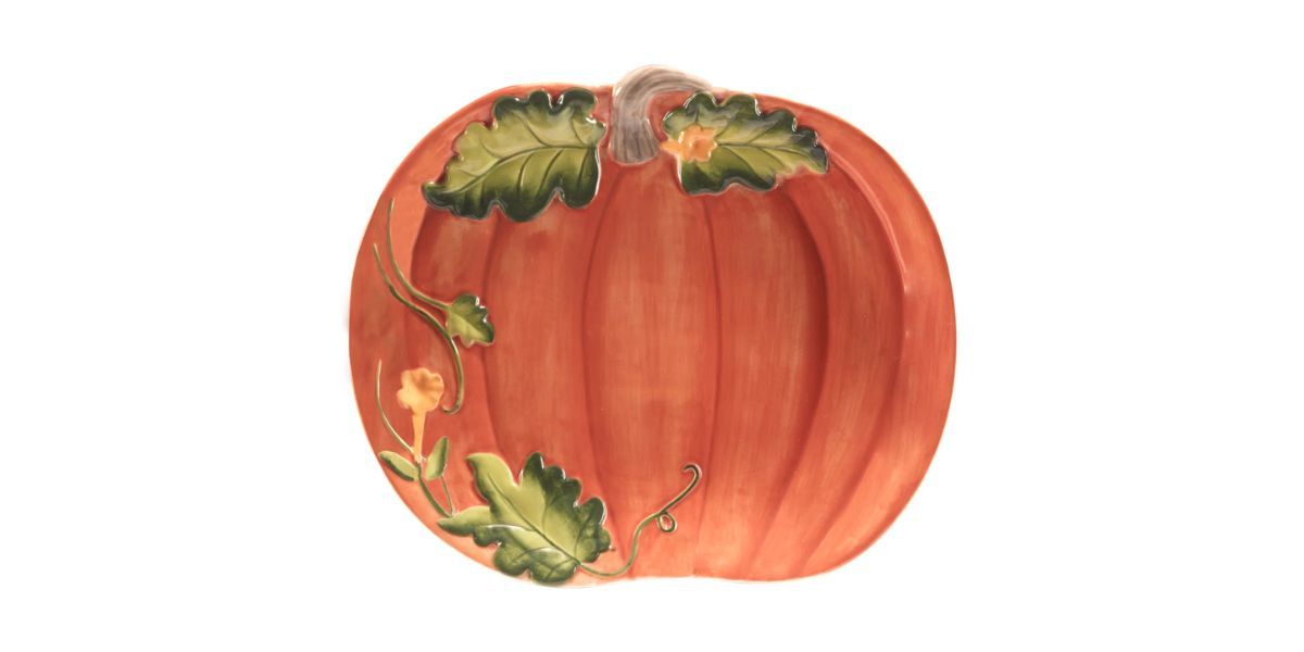 Harvest Morning Pumpkin Platter