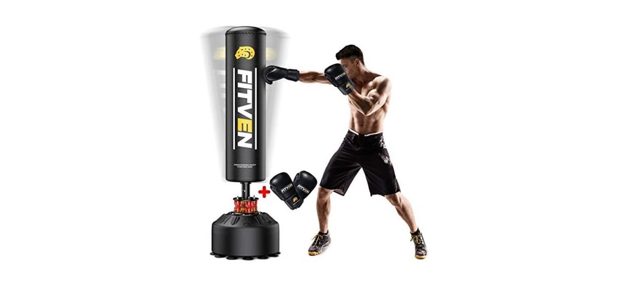 FITVEN Freestanding Punching Bag