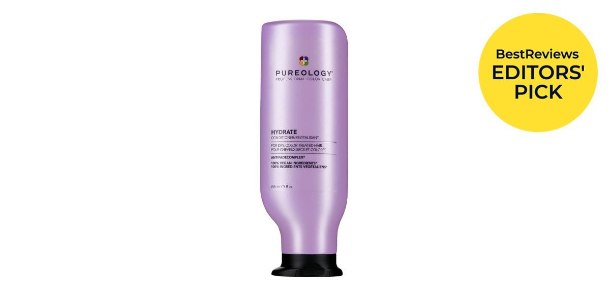 Pureology Hydrate Moisturizing Conditioner on white background; text says 