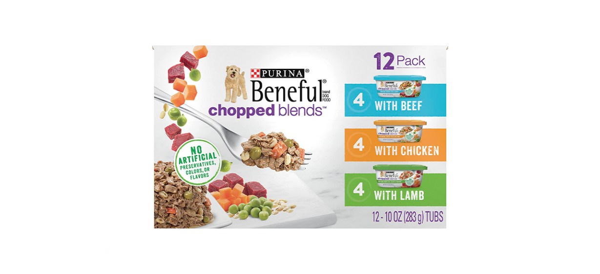 Purina Beneful High Protein, Gravy Wet Dog Food Variety Pack, Chopped Blends