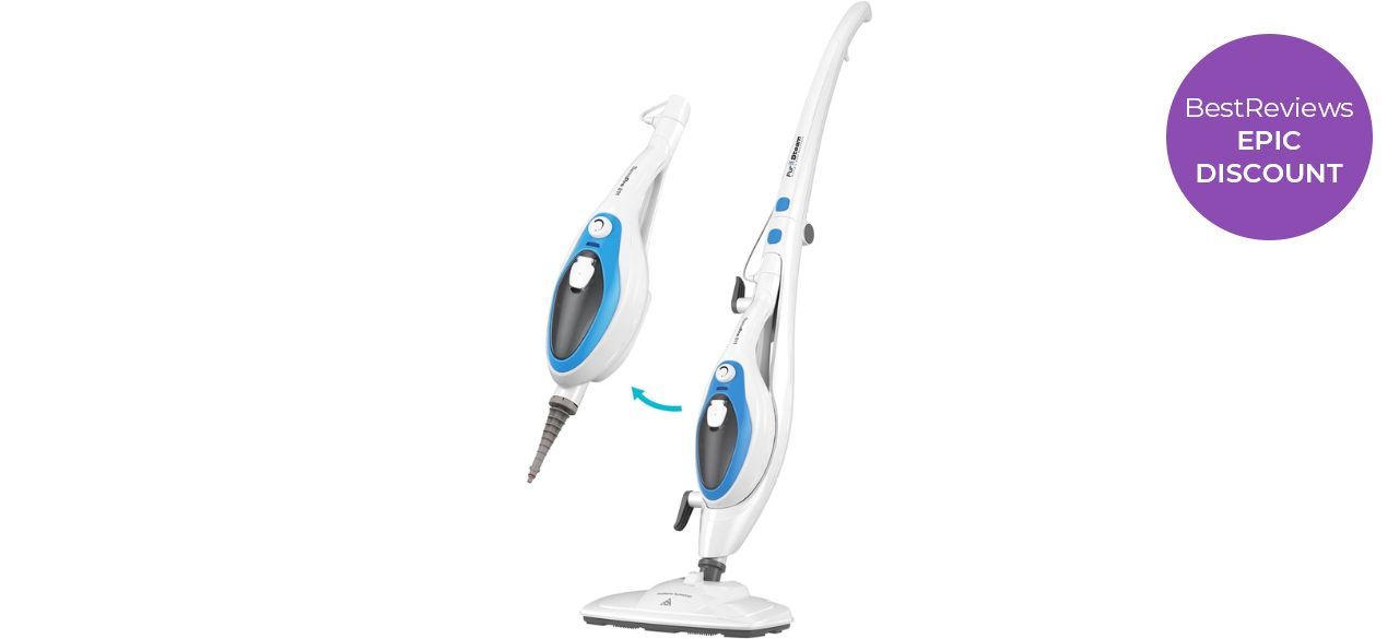 PurSteam steam mop on white background