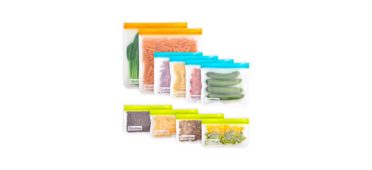 Qinline Reusable Food Storage Bags