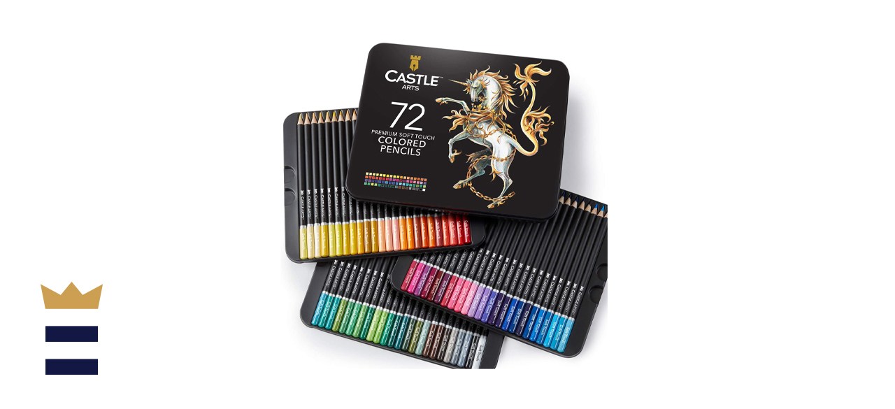 Castle Art Supplies 72 Premium Colored Coloring Pencils Set