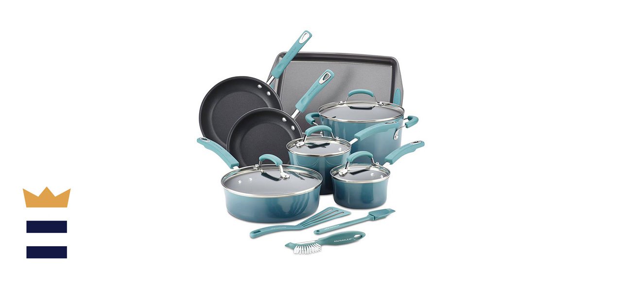 Rachael Ray 14-Pc. Nonstick Cookware Set