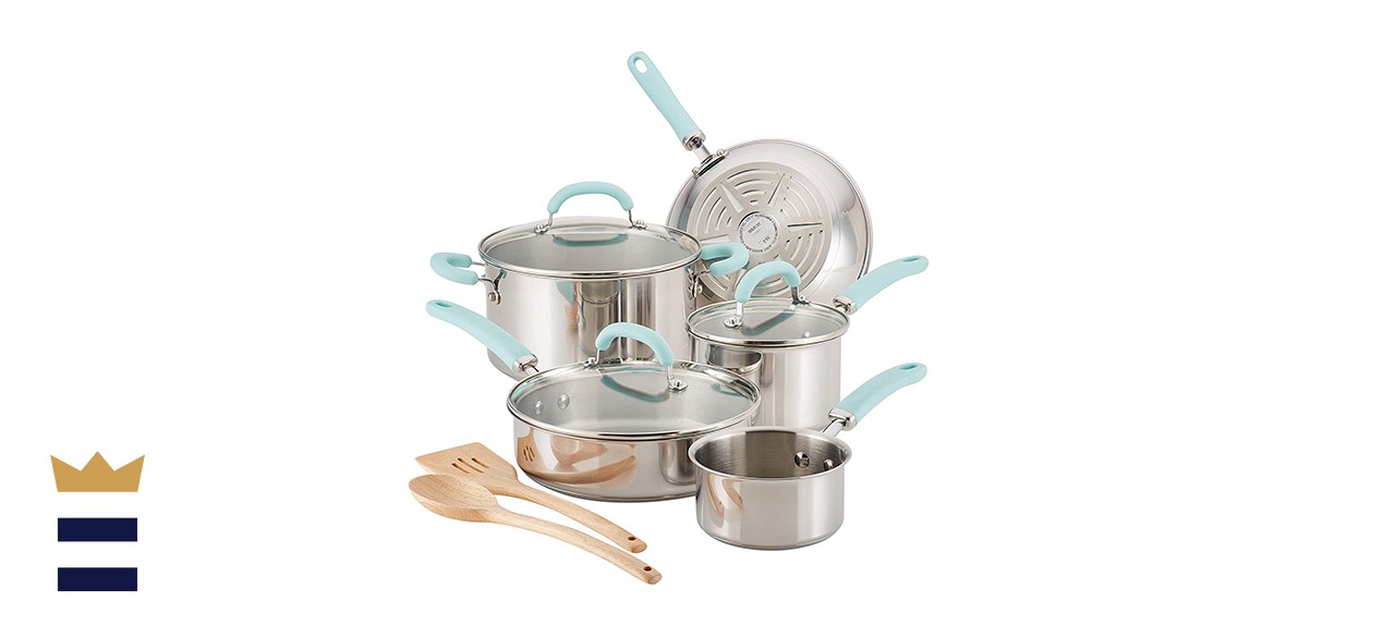 Rachael Ray Create Delicious Stainless Steel Cookware Set