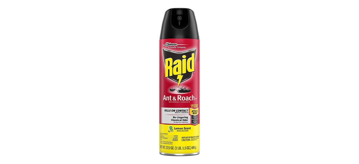 Raid 17.5-Ounce Ant And Roach Lemon Aerosol