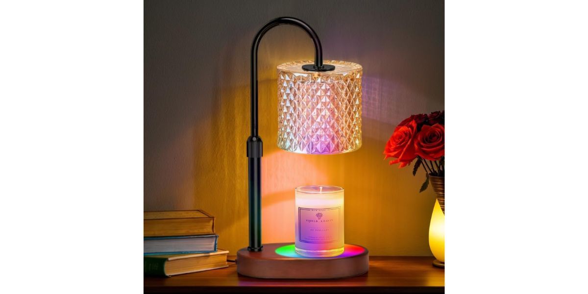 Engpure Candle Warmer Lamp with 8 Colors 