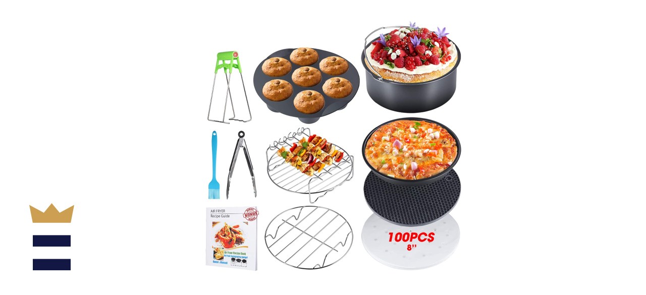 Rasse Set of 10 8-Inch Air Fryer Accessories