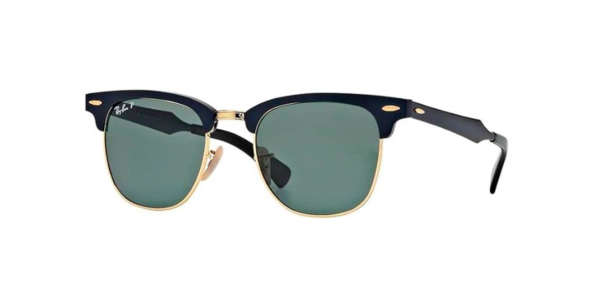 Ray-Ban Clubmaster Unisex Aluminum Sunglasses Ray-Ban Clubmaster Unisex Aluminum Sunglasses