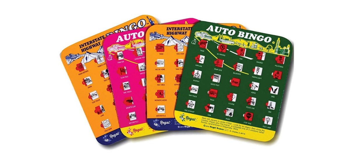 Regal Games Auto and Interstate Travel Bingo Set