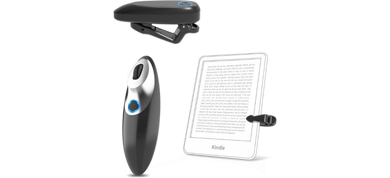 Remote Control Page Turner for Kindle Paperwhite on white background
