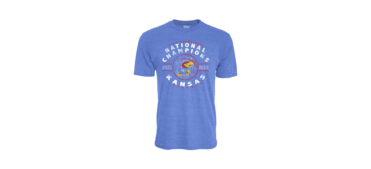 Best Blue 84 NCAA Kansas Jayhawks T-shirt