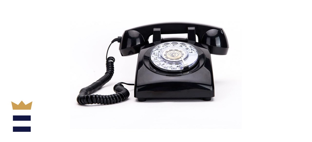 Retro Rotary Dial Landline Desk Telephone 