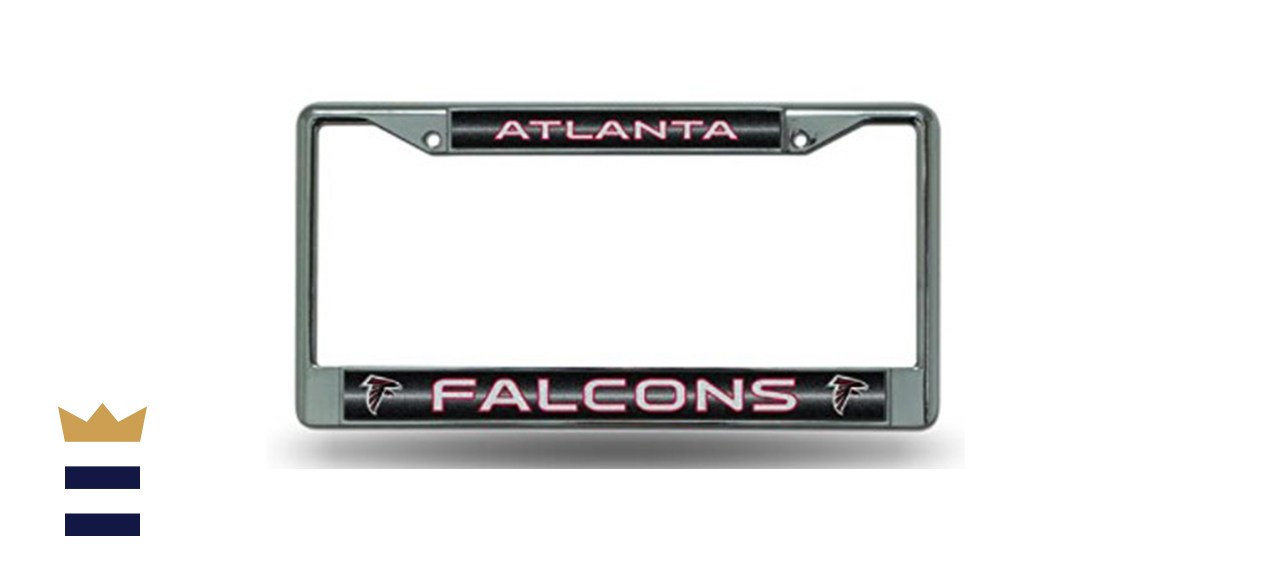 Rico Industries NFL Adult Bling Chrome License Plate Frame Rico Industries NFL Adult Bling Chrome License Plate Frame