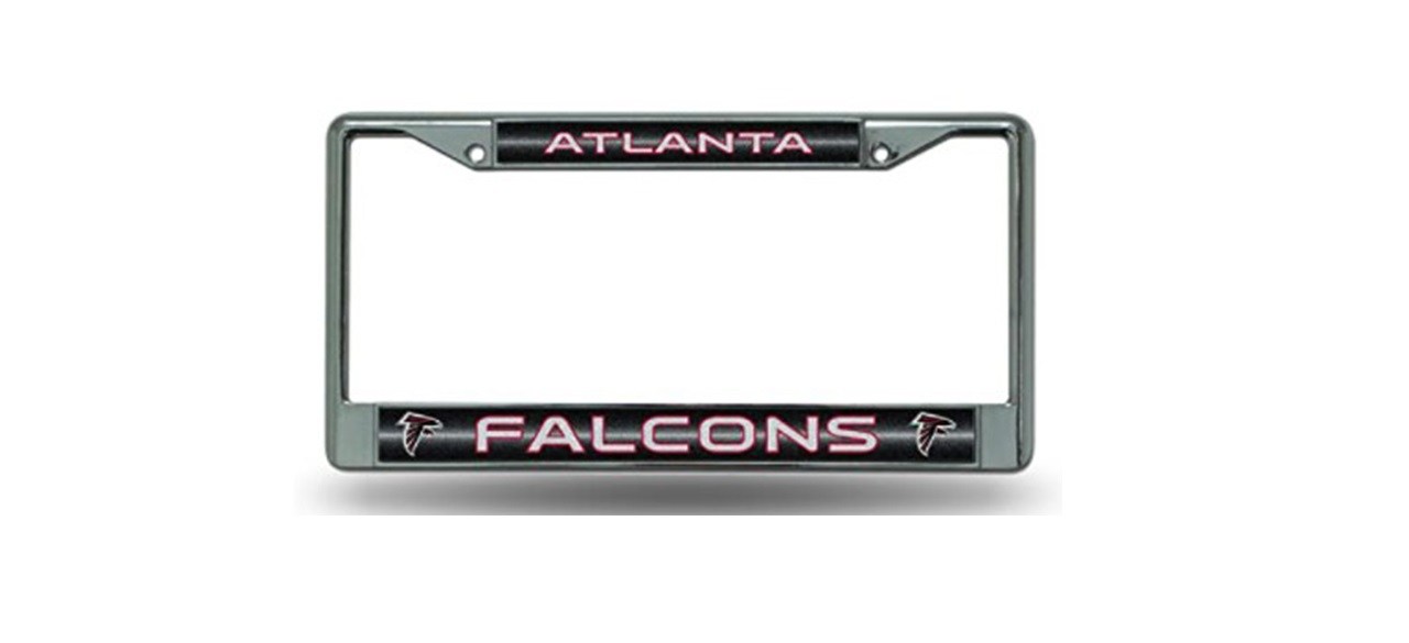 Rico Industries NFL Adult Bling Chrome License Plate Frame