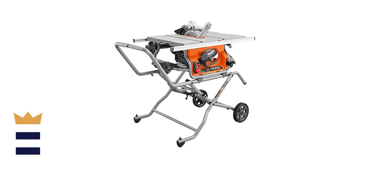 RIDGID 10-Inch Pro Jobsite Table Saw with Stand